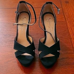 Jessica Simpson black high heels (size 7)